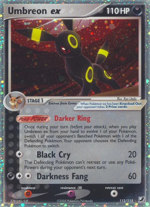 Umbreon ex — Unseen Forces card #112
