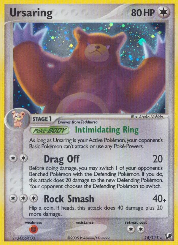 Ursaring — Unseen Forces card #18