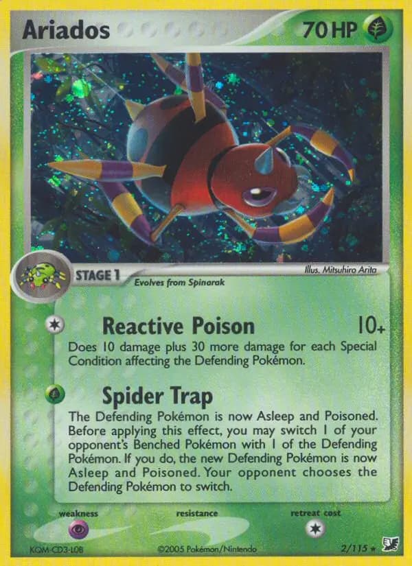 Ariados — Unseen Forces card #2