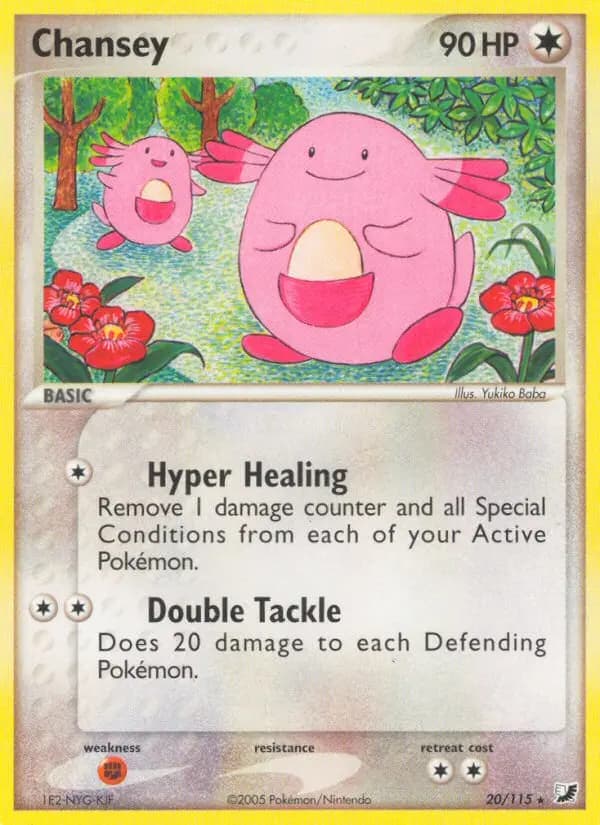 Chansey — Unseen Forces card #20