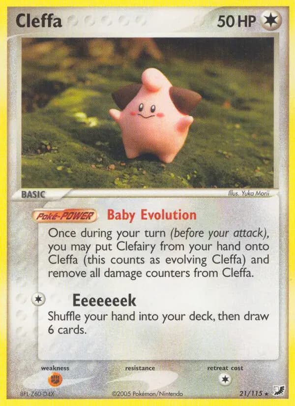 Cleffa — Unseen Forces card #21