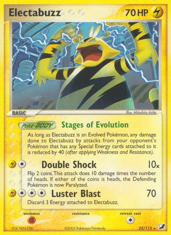 Electabuzz — Unseen Forces card #22
