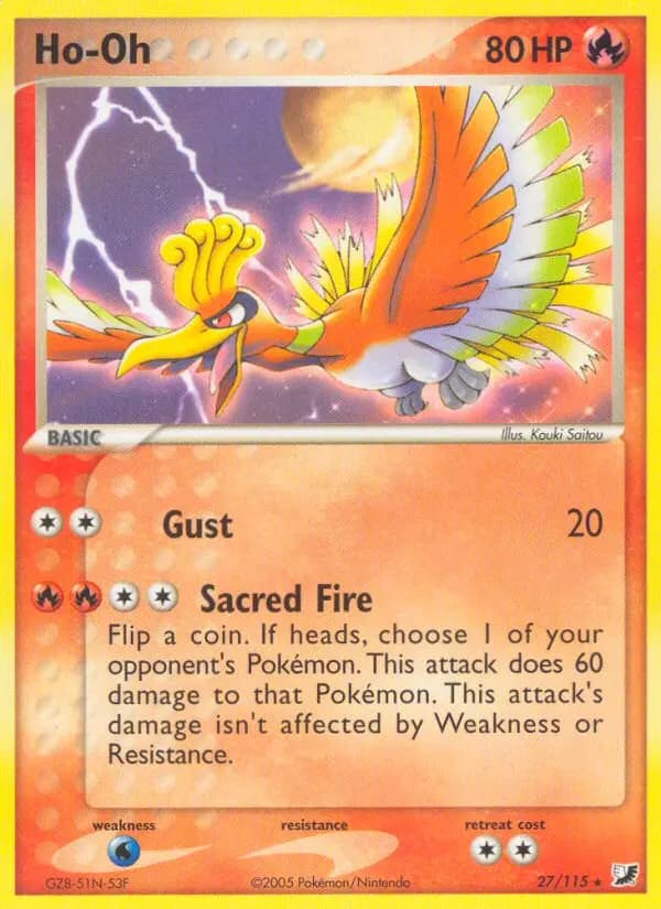 Ho-Oh — Unseen Forces card #27