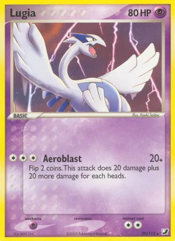 Lugia — Unseen Forces card #29