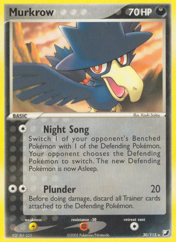 Murkrow — Unseen Forces card #30