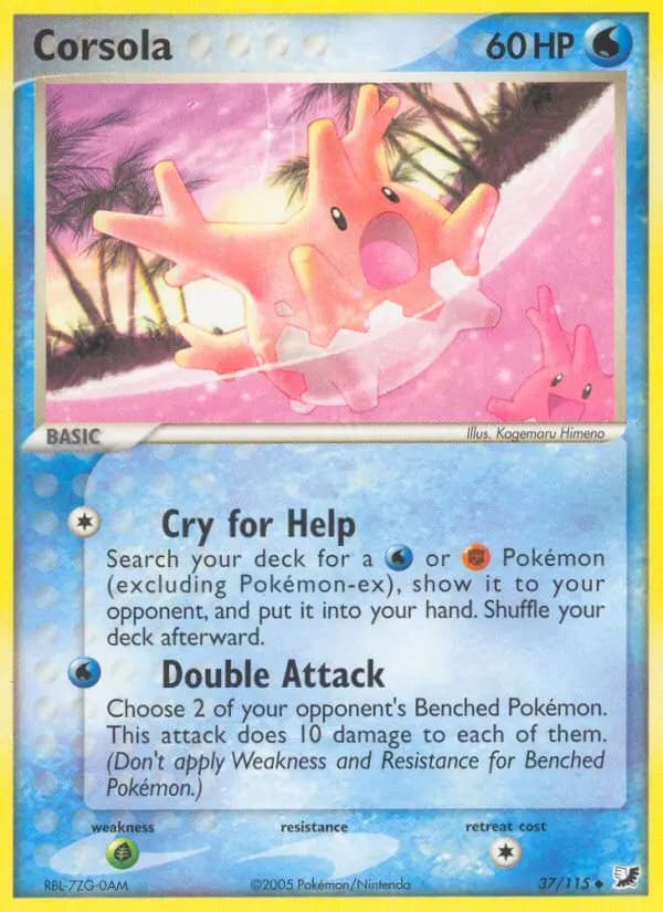 Corsola — Unseen Forces card #37