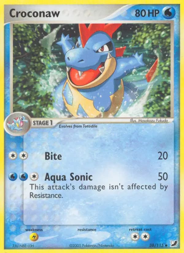 Croconaw — Unseen Forces card #38
