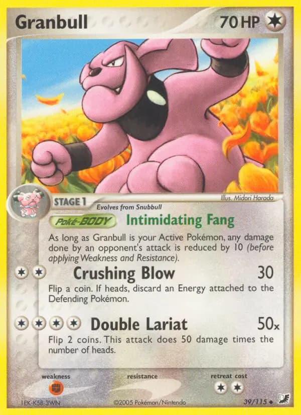 Granbull — Unseen Forces card #39