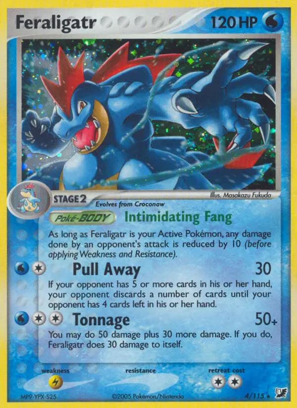 Feraligatr — Unseen Forces card #4