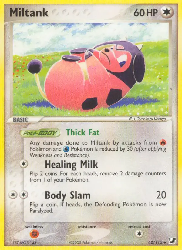 Miltank — Unseen Forces card #42