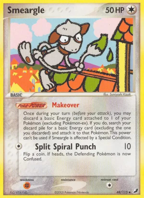 Smeargle — Unseen Forces card #48