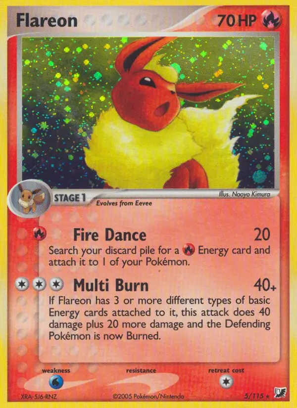 Flareon — Unseen Forces card #5