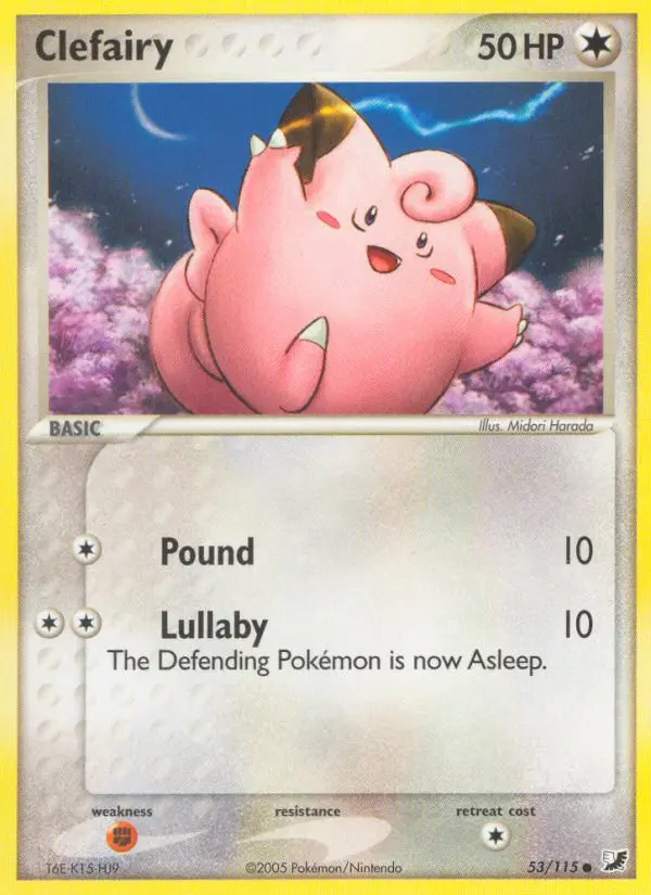 Clefairy — Unseen Forces card #53