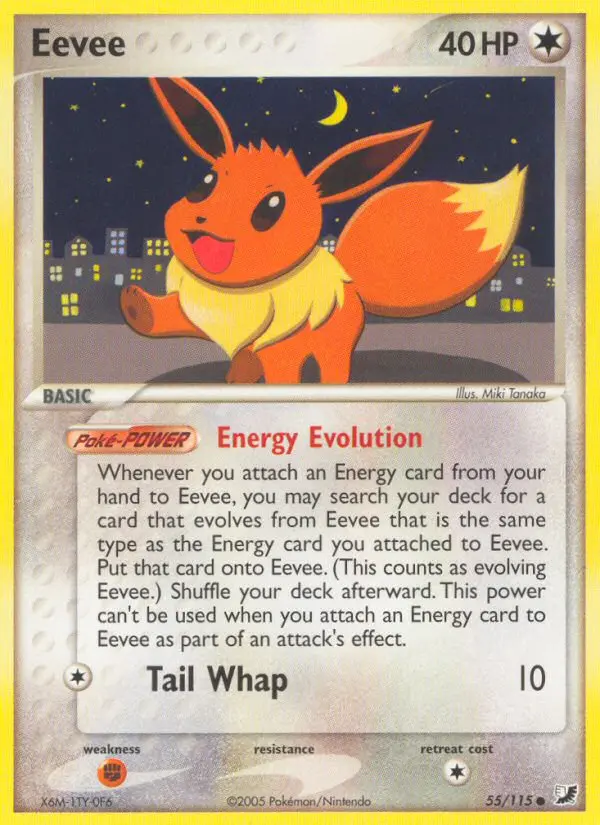 Eevee — Unseen Forces card #55