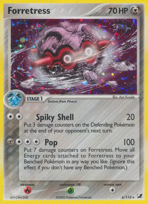 Forretress — Unseen Forces card #6