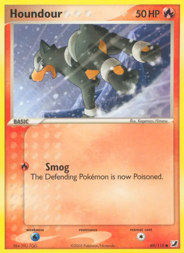 Houndour — Unseen Forces card #60