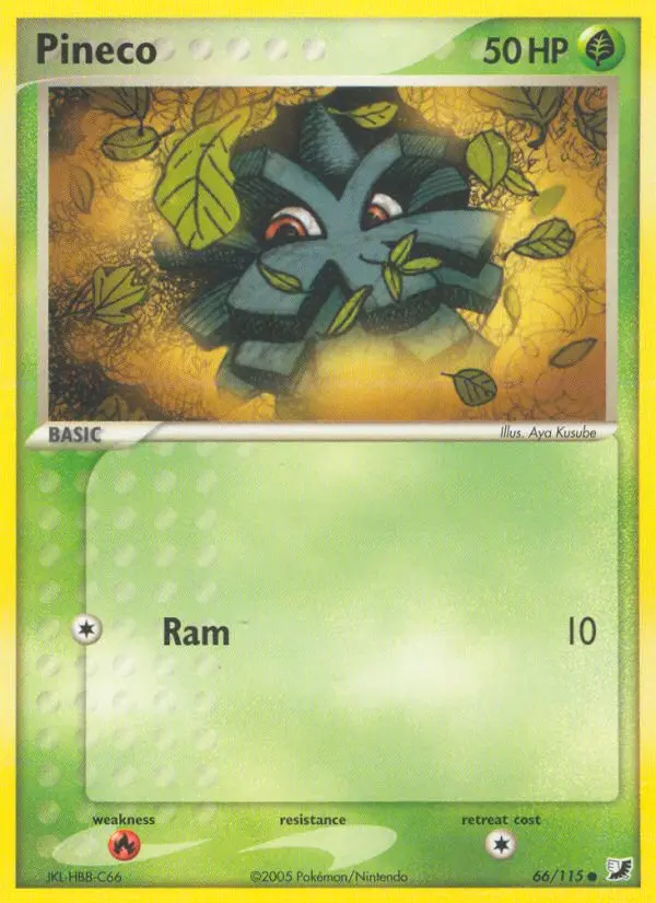 Pineco — Unseen Forces card #66