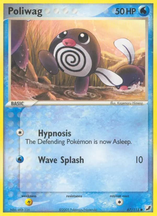Poliwag — Unseen Forces card #67