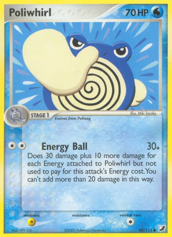 Poliwhirl — Unseen Forces card #68