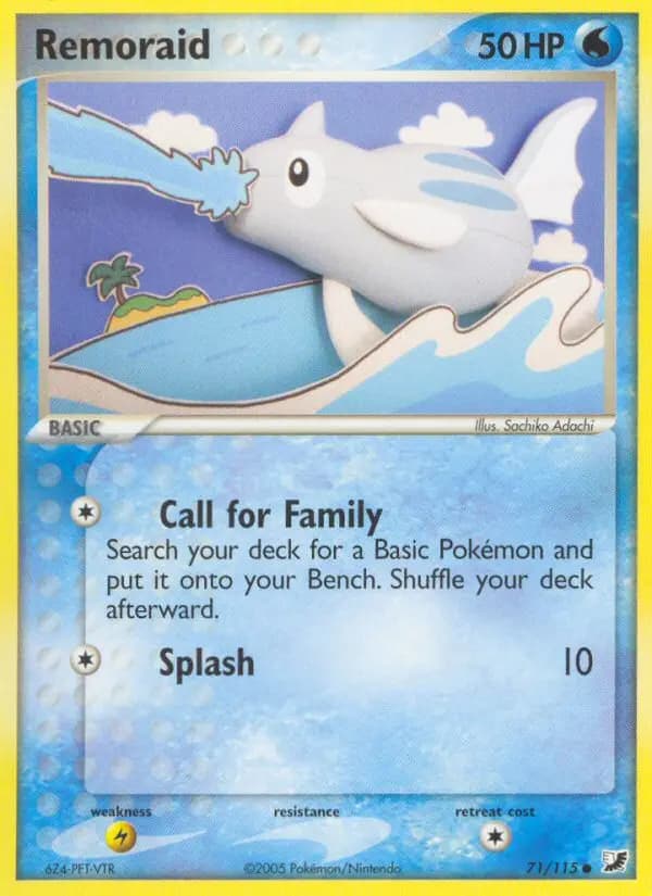 Remoraid — Unseen Forces card #71