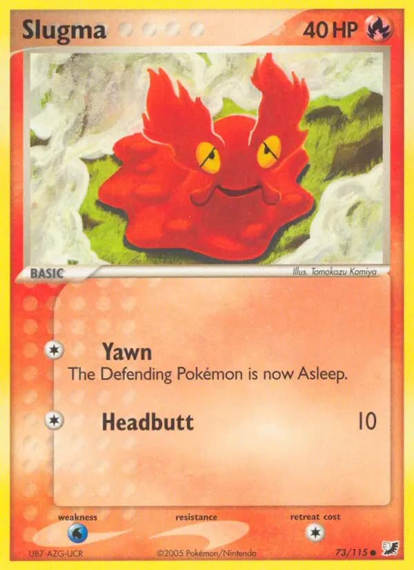Slugma — Unseen Forces card #73
