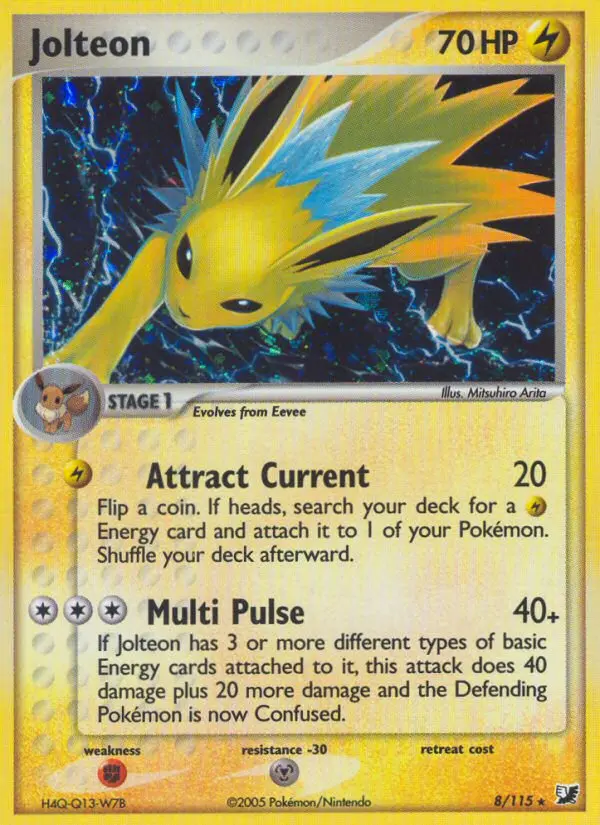 Jolteon — Unseen Forces card #8