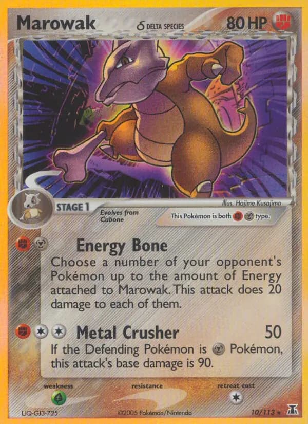 Marowak δ — Delta Species card #10
