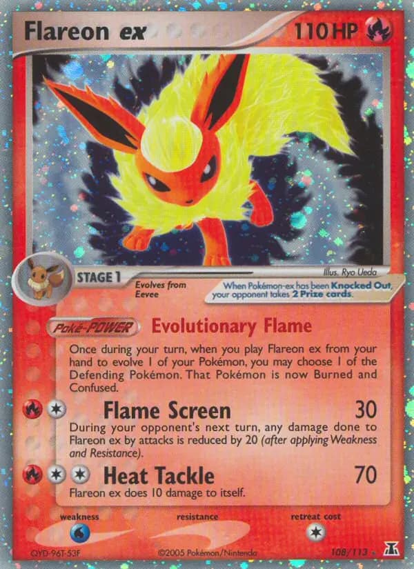 Flareon ex — Delta Species card #108