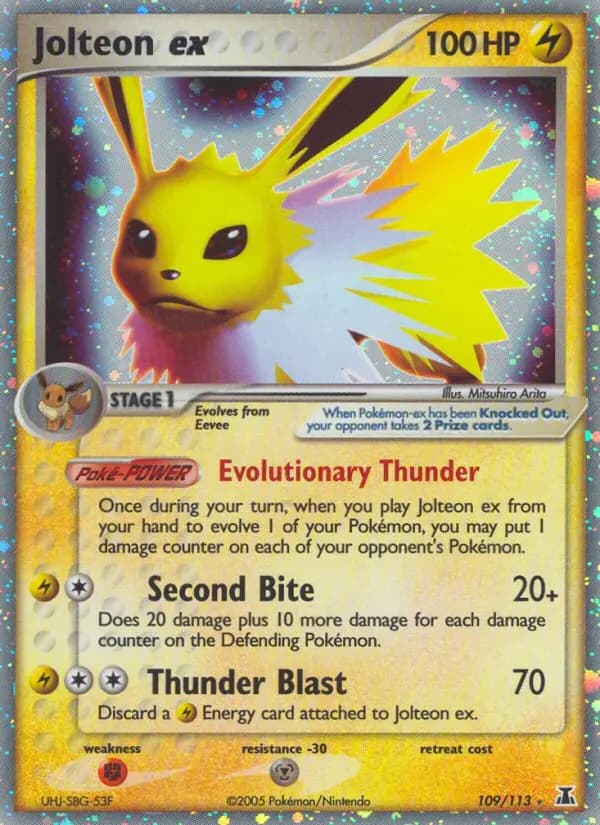 Jolteon ex — Delta Species card #109