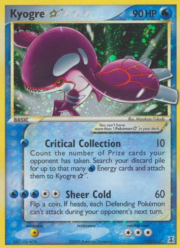 Kyogre Star — Delta Species card #112