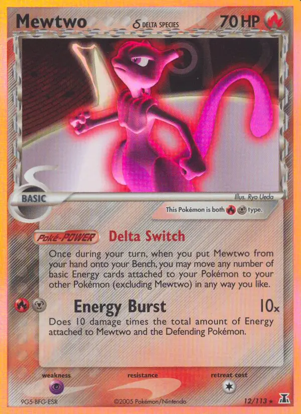 Mewtwo δ — Delta Species card #12