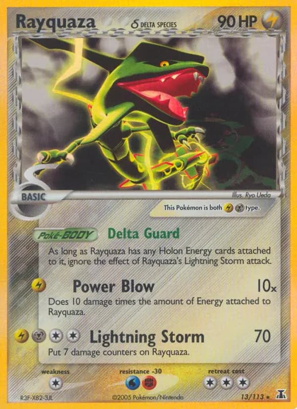 Rayquaza δ — Delta Species card #13