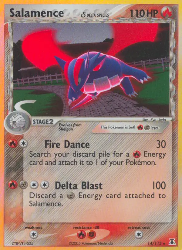 Salamence δ — Delta Species card #14