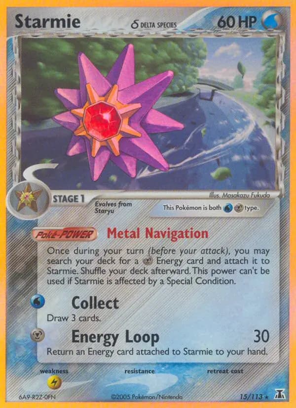 Starmie δ — Delta Species card #15
