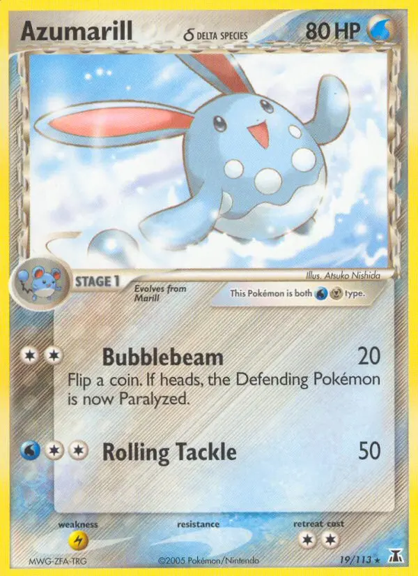 Azumarill δ — Delta Species card #19