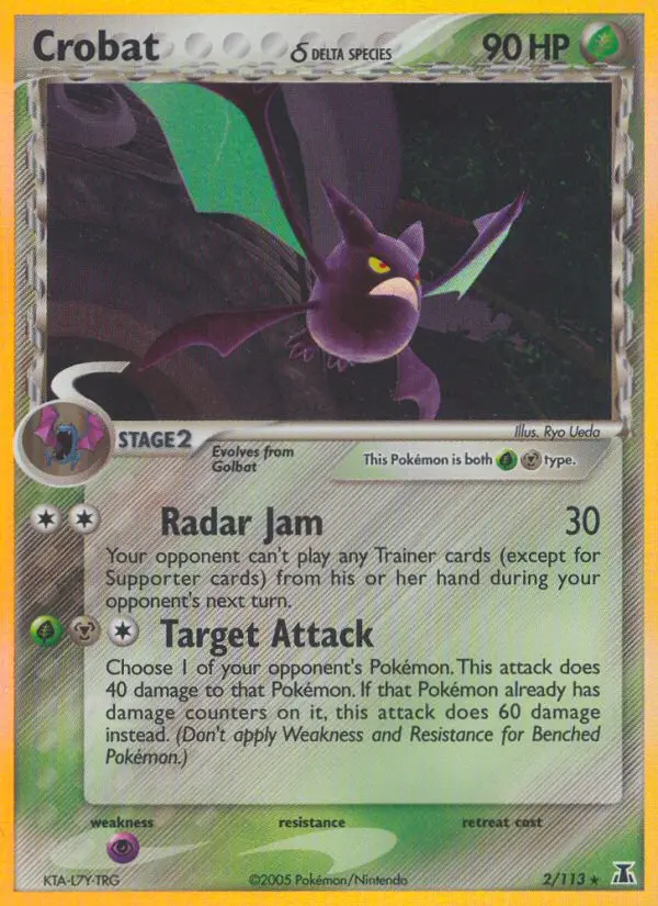 Crobat δ — Delta Species card #2