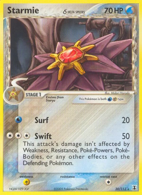 Starmie δ — Delta Species card #30
