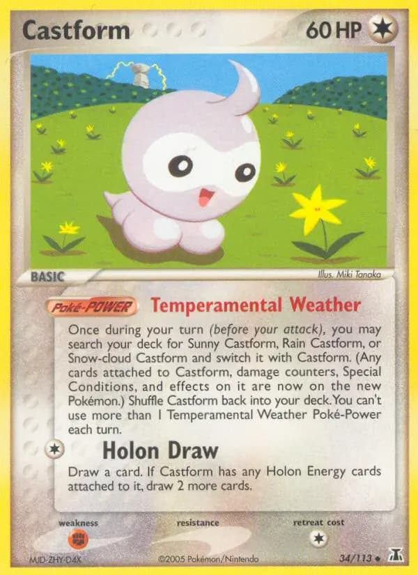 Castform — Delta Species card #34