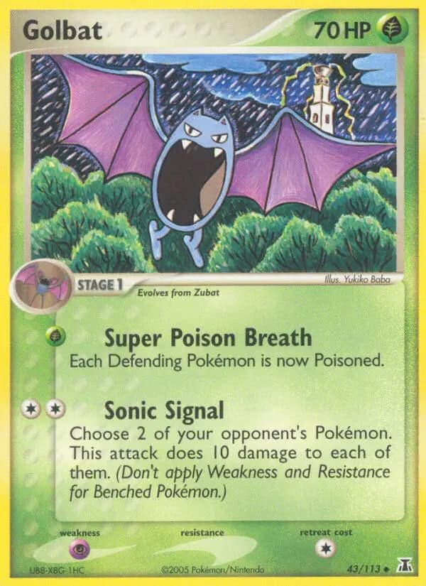 Golbat — Delta Species card #43