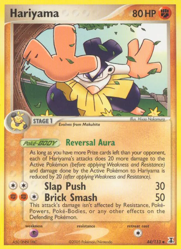 Hariyama — Delta Species card #44