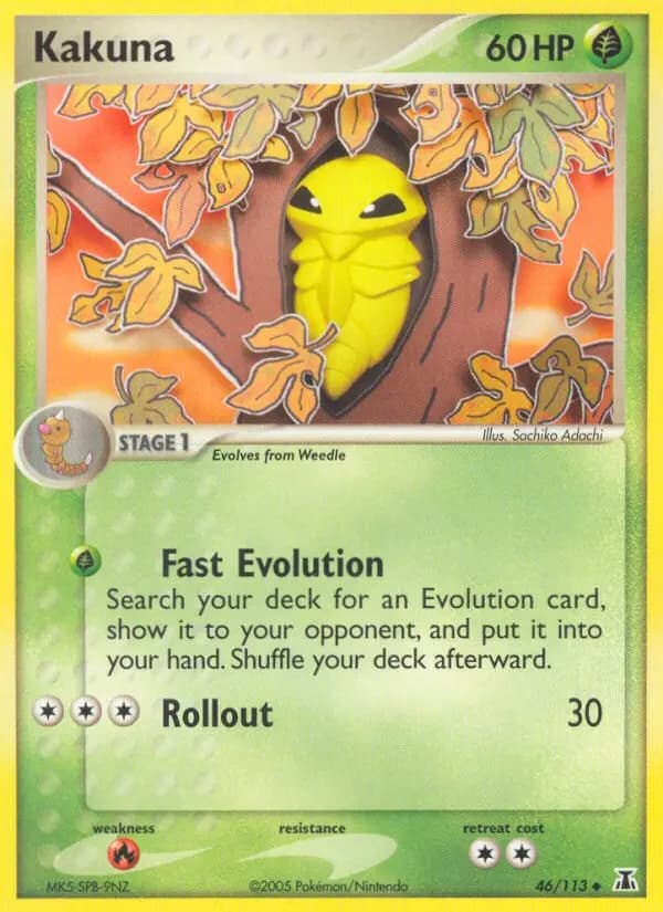 Kakuna — Delta Species card #46