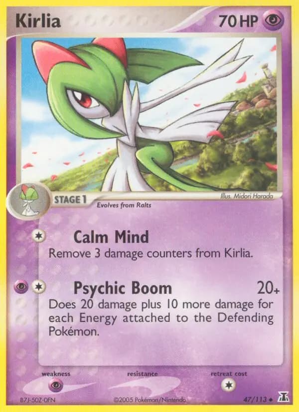 Kirlia — Delta Species card #47