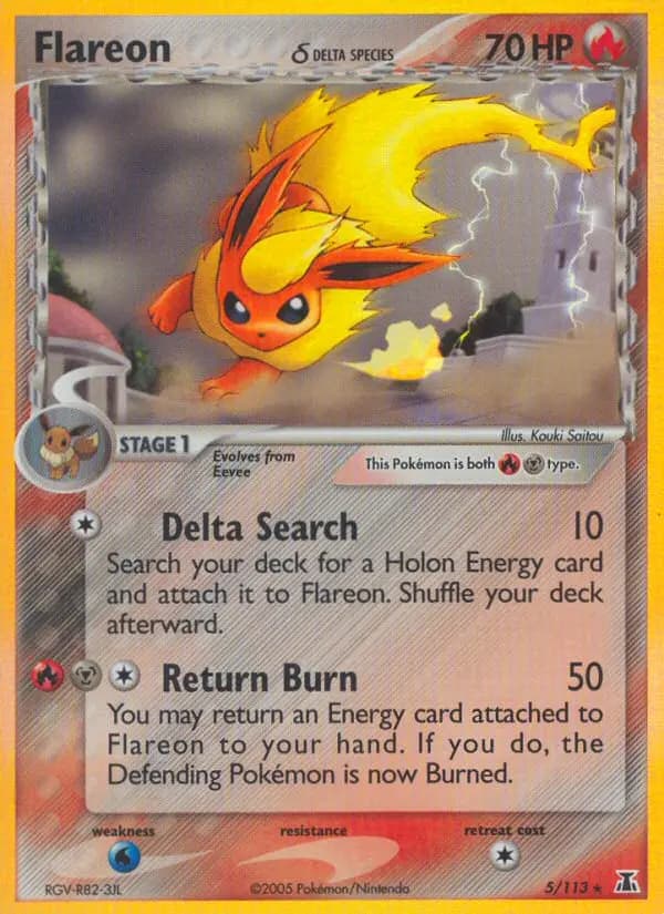 Flareon δ — Delta Species card #5