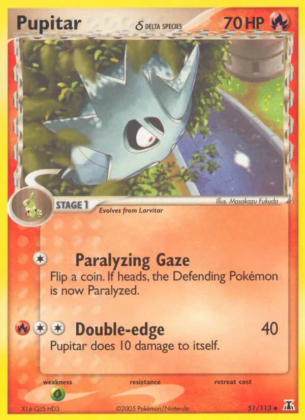 Pupitar δ — Delta Species card #51