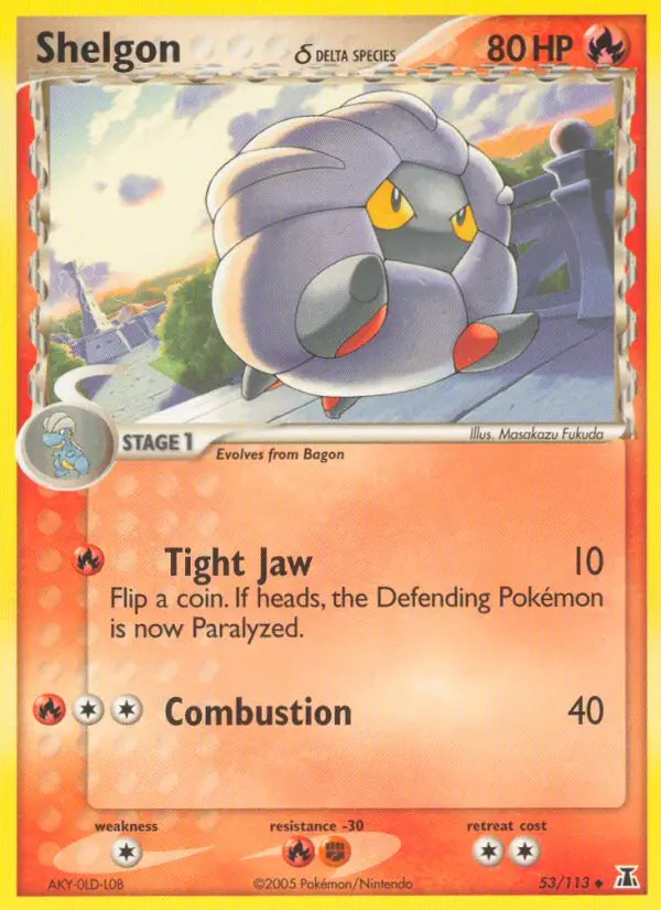 Shelgon δ — Delta Species card #53