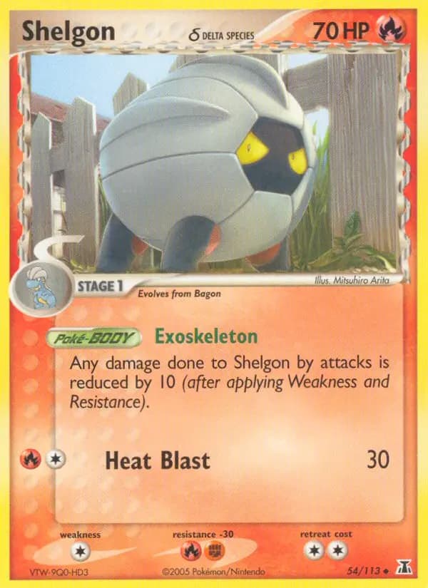Shelgon δ — Delta Species card #54