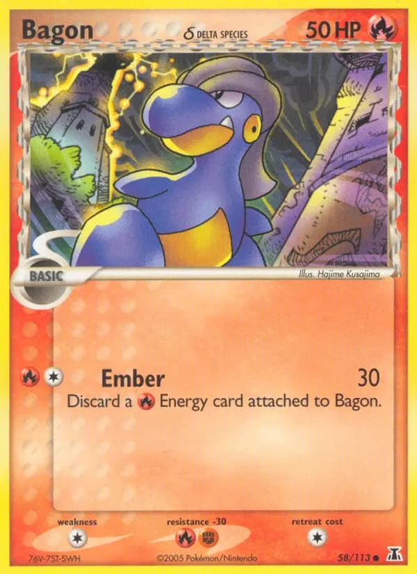 Bagon δ — Delta Species card #58