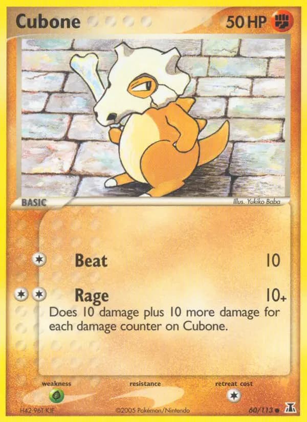 Cubone — Delta Species card #60