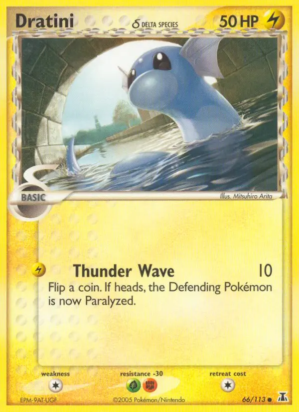 Dratini δ — Delta Species card #66