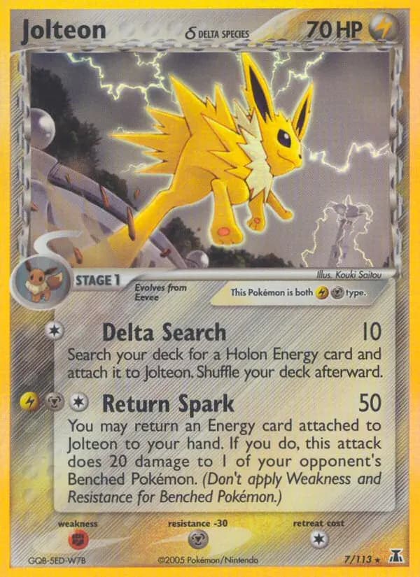 Jolteon δ — Delta Species card #7